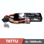 Battery Lipo 2s 1800mAh 50C Tattu G-Tech Smart