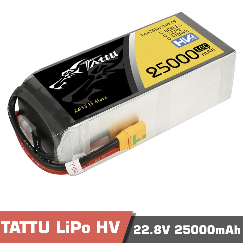 25.004.jpeg TATTU HV Battery 6S 25000mAh, 22.8v 10C - Image 1