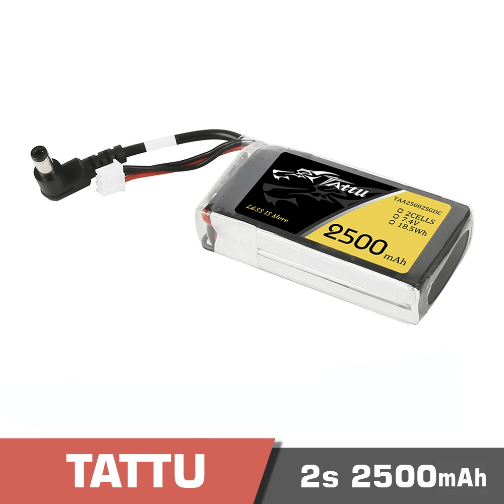 2500-2s-SKYZONE.jpg Battery Lipo 2S 2500mAh Tattu SKYZONE compatible - Image 1