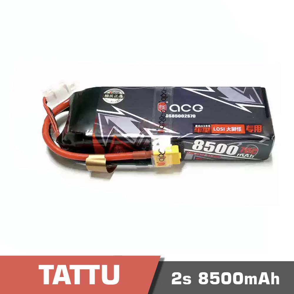 2S-8500-70C.jpg Battery Lipo 2s 8500mAh 70C Tattu - Image 1