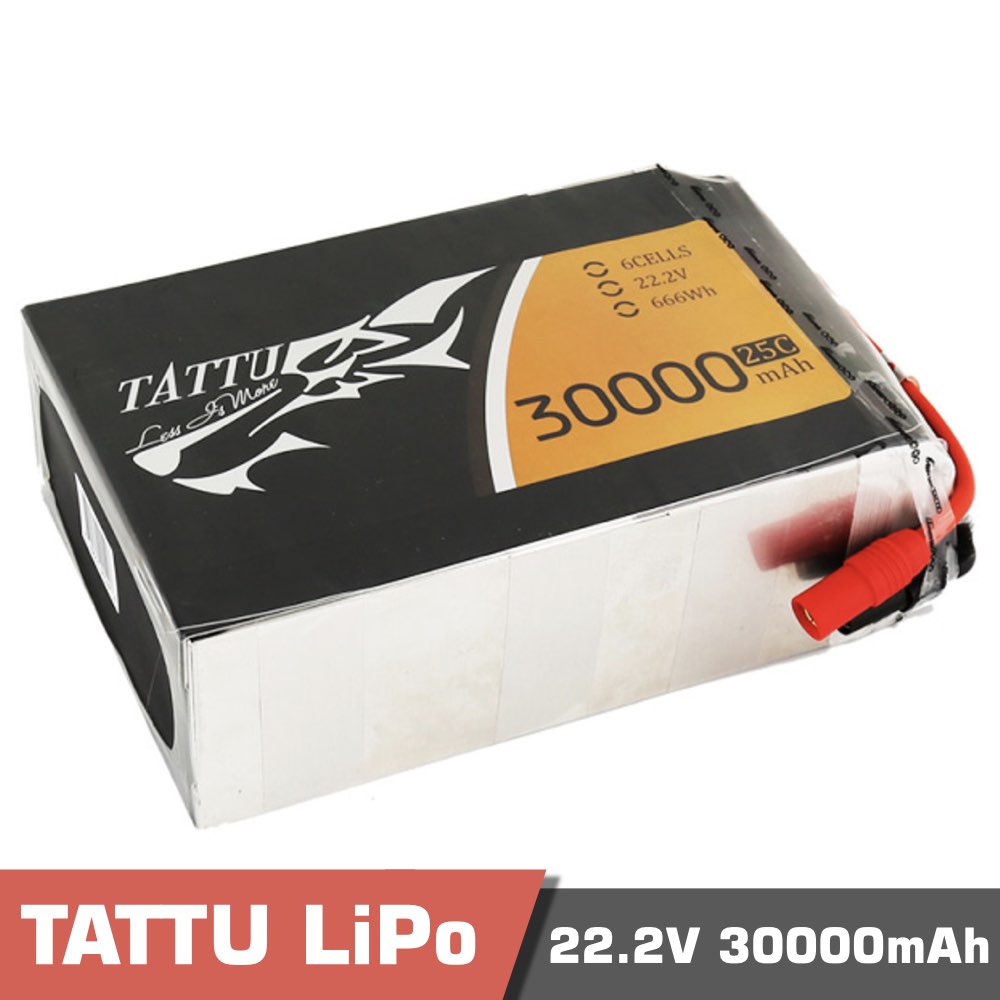 30.003.jpeg TATTU 6S 30000mAh LiPo Battery - Image 1