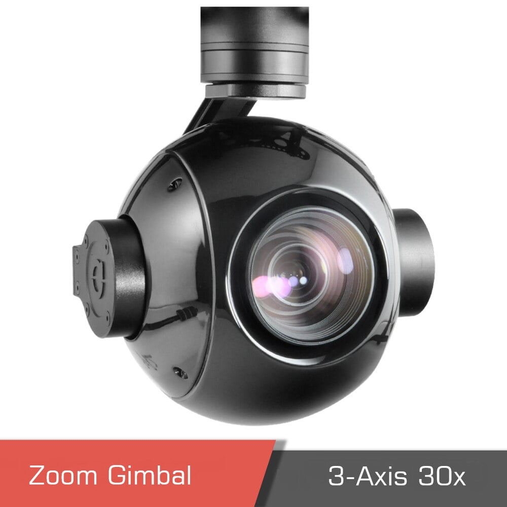 30x-Zoom-Gimbal-Camera-Payload-Q30F-for-Drone-Self-Stabilized.jpg Drone 30x Zoom Gimbal Q30F - Image 1