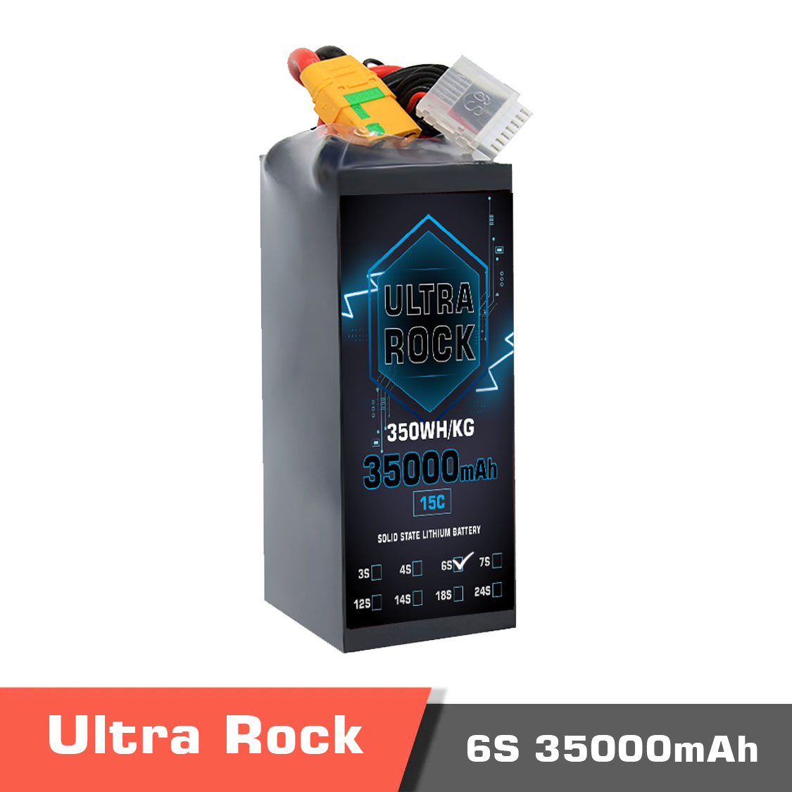 35000mAh-6S-15C-350Whkg.temp_.jpg Semi Solid-State Battery | Model Ultra Rock Ultra HV battery 6S 35000mAh 350Wh/kg Energy Density 15C discharge Rate - Image 1