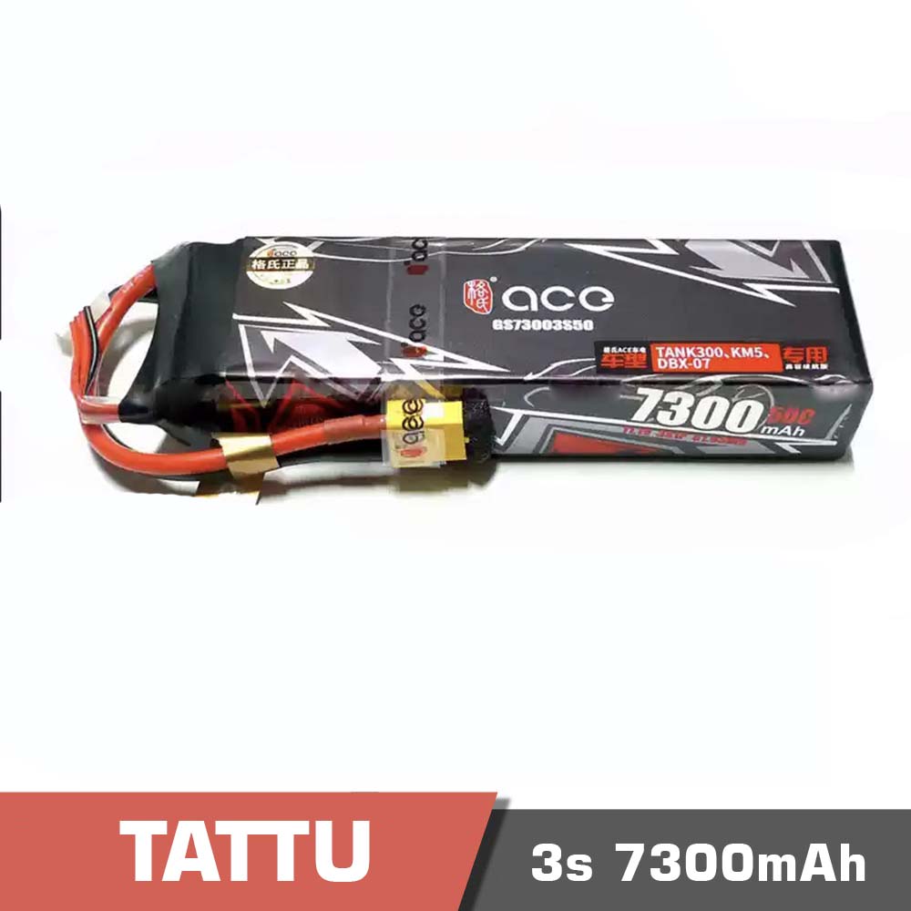 3S-7300-50C.jpg Battery Lipo 3s 7300mAh 50C Tattu - Image 1