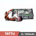 Battery Lipo 3s 1000mAh 45C Tattu