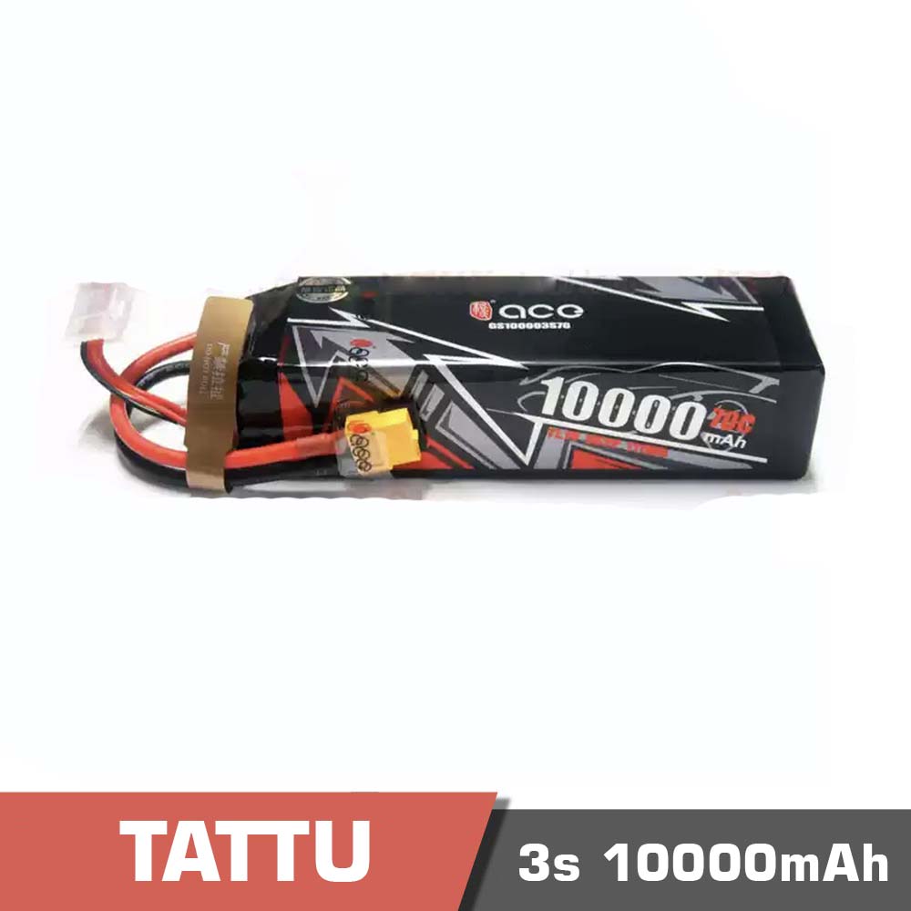 3s-10000-70c.jpg Battery Lipo 3s 10000mAh 70C Tattu - Image 1