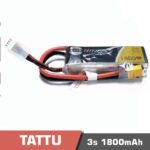 Battery Lipo 3s 1800mAh 45C Tattu for FPV Drone