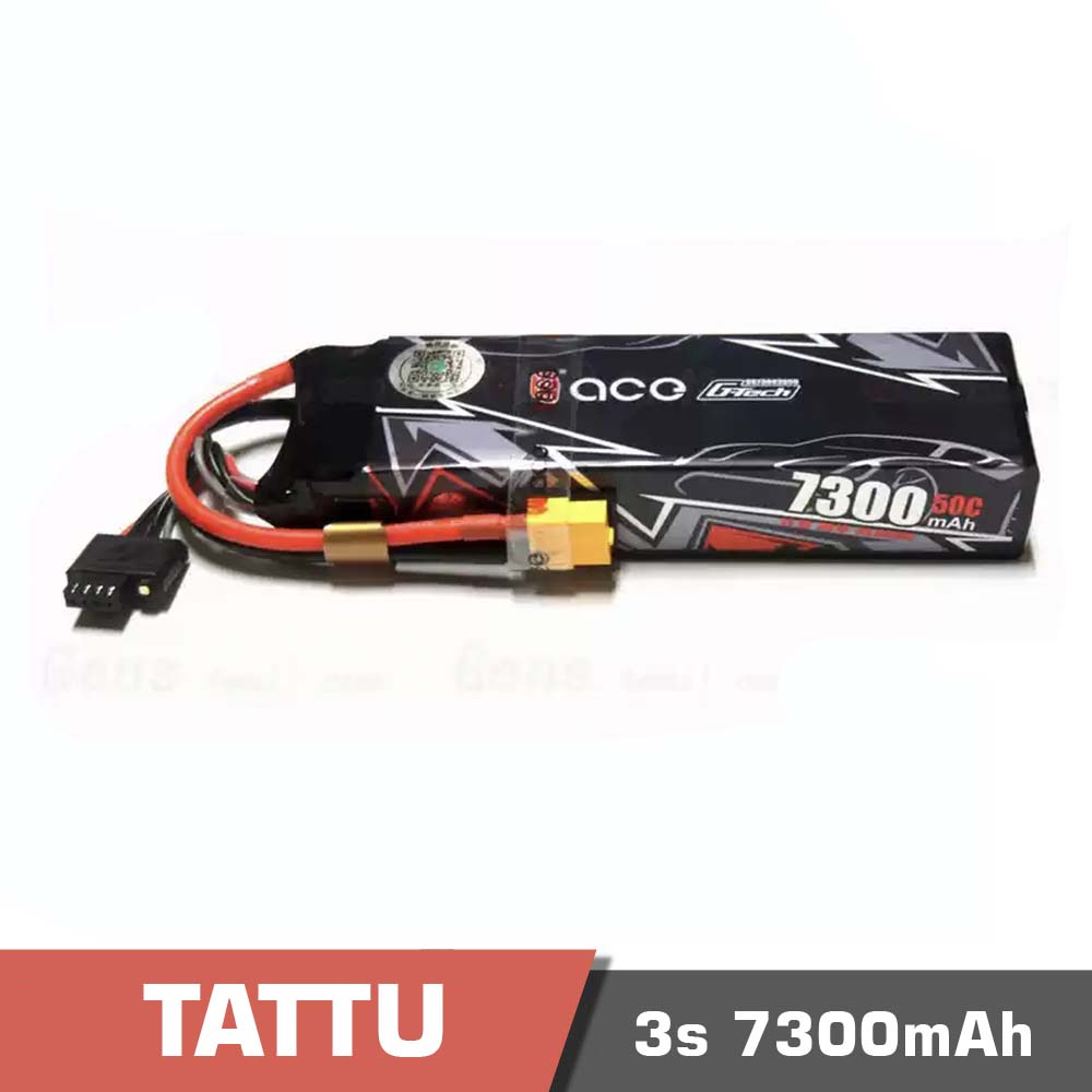 3s-7300-gtech-smart.jpg Battery Lipo 3s 7300mAh 50C Tattu G-Tech Smart - Image 1
