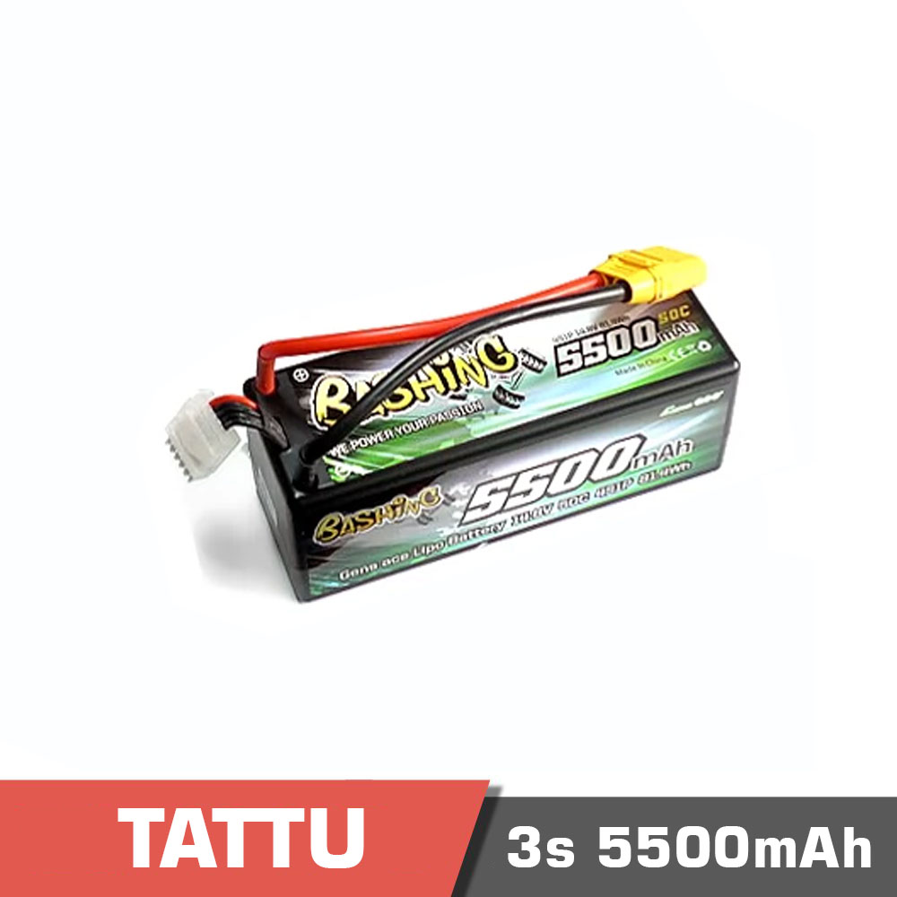 3s5500.jpg Battery Lipo 3S 5500mAh 50C Tattu Bashing - Image 1