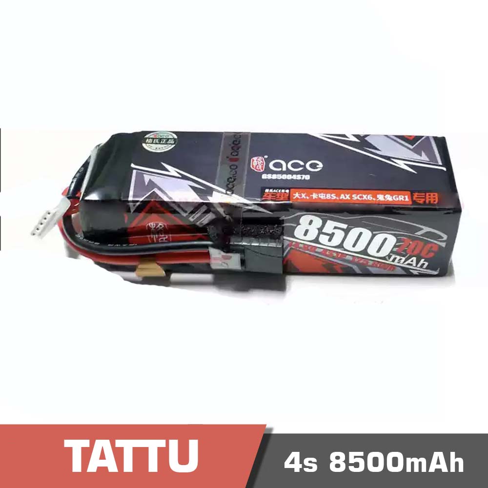 4S-8500-70C.jpg Battery Lipo 4s 8500mAh 70C Tattu trx - Image 1