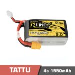 Battery Lipo 4s 1550mAh 120C Tattu R-Line 3.0