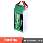 RC High C Rate LiPo Battery RacePow 1800mAh 14.8V 4S 150C with XT60 Plug for FPV Racing Drone - Image 2