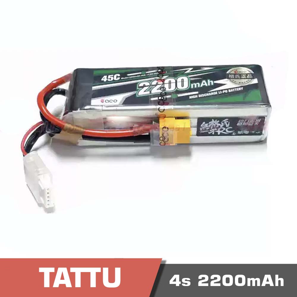 4s-2200max.jpg Battery Lipo 4s 2200mAh 45C Tattu - Image 1