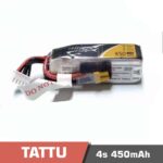 Battery Lipo 4s 450mAh 75C Tattu for FPV drone