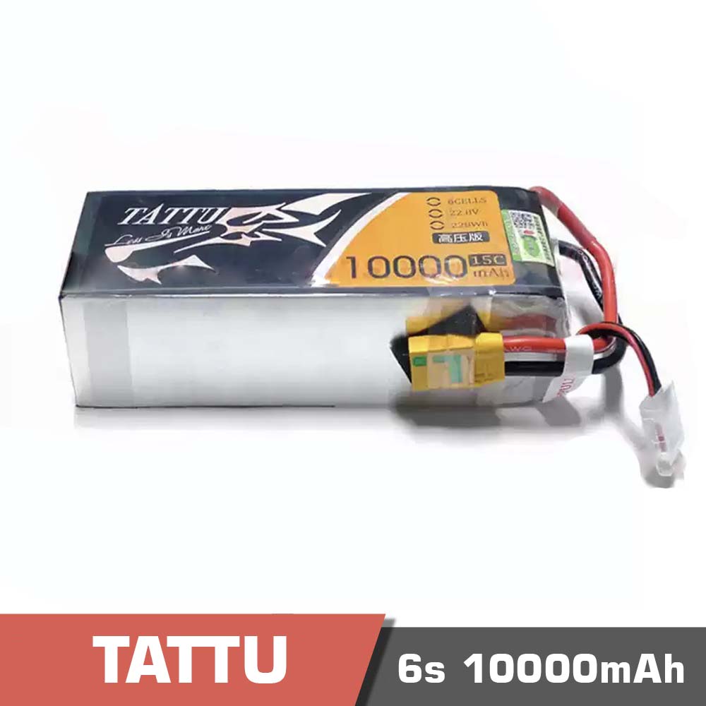 6s-10000-15C.jpg Battery Lipo 6S 10000mAh 15C Tattu - Image 1