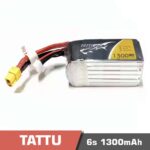 Battery Lipo 6s 1300mAh 75C Tattu for FPV Drone