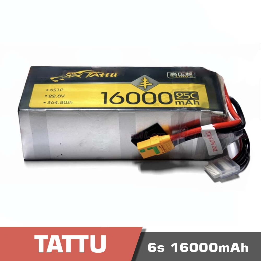 6s-1600025C22.8Vfeng.jpg Battery Lipo 6s 16000mAh 25C Feng Tattu - Image 1