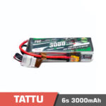Battery Lipo 6s 3000mAh 75C Tattu
