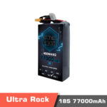 Semi Solid-State Battery | Model Ultra Rock Ultra HV battery 18S 77000mah 400Wh/kg Energy Density 3C discharge Rate