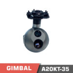 Gimbal Camera | Model A20KT-35 | 4K EO Dual Sensors with 20x Zoom | 35mm Themral with 30HZ refresh rate - Image 2