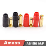 Amass AS150-M/F anti-ignition plug 7mm gold-plated plug aircraft model car model drone plant protection pack of 5 pieces - Image 8
