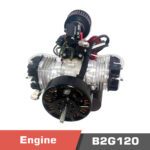 B2G120 Gasoline Engine, 2 Cylinder, 2 Stroke, 120cc Engine, 10.6HP power - Image 2