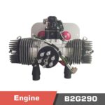B2G290 Gasoline Engine, 2 Cylinder, 2 Stroke, 290cc Engine, 24HP power