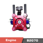 B2G70 Gasoline Engine, 2 Cylinder, 2 Stroke, 70cc Engine, 7HP power - Image 2