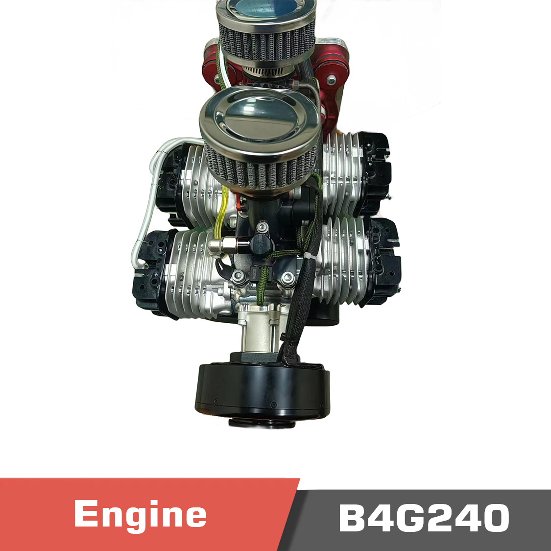 B4G240.temp_.1.jpg B2G240 Gasoline Engine, 4 Cylinder, 2 Stroke, 240cc Engine, 19HP power - Image 1