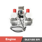 DLE 120 EFI Engine | 12 horsepower @ 8500 rpm | 26.5kg static thrust - Image 2