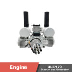 DLE170 Engine, with Integrated Starter and Generator - Image 4