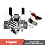 DLE170 Engine, with Integrated Starter and Generator - Image 5