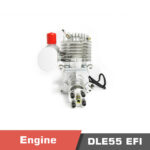 DLE 55 EFI Engine | 5.5 horsepower @ 8500 rpm | 14.5kg static thrust
