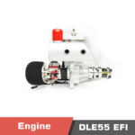 DLE 55 EFI Engine | 5.5 horsepower @ 8500 rpm | 14.5kg static thrust - Image 2
