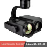 Dual Sensor Tracking Camera Gimbal Z30TIR50 / Night Vision - Image 3