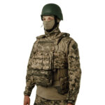 Helmet PASGT NIJ IIIA. Material: UHMWPE (ultra-high molecular weight polyethylene). Color: Olive - Image 7