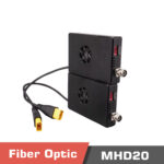 MHD20 Fiber optic data and video transmission module, 20km ultra long distance - Image 2