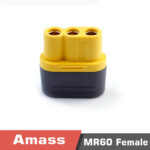 Amass MR60 plug three-core aircraft model high current plug charging male and female head pack of 5 pieces - Image 3