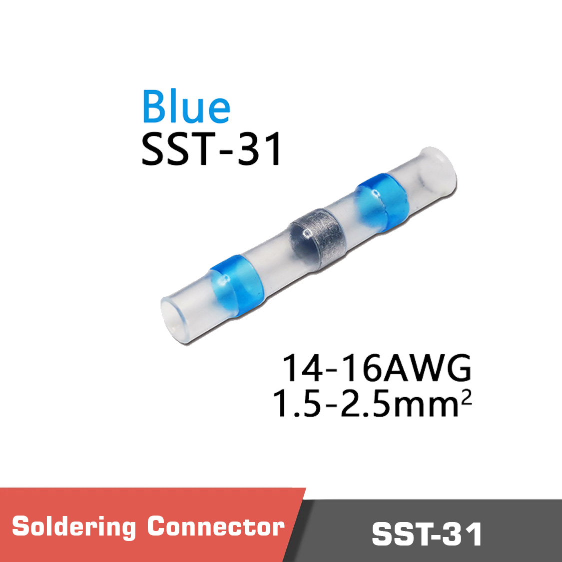SST-31.jpg SST-31 Soldering Connector — 50 pieces pack - Image 1
