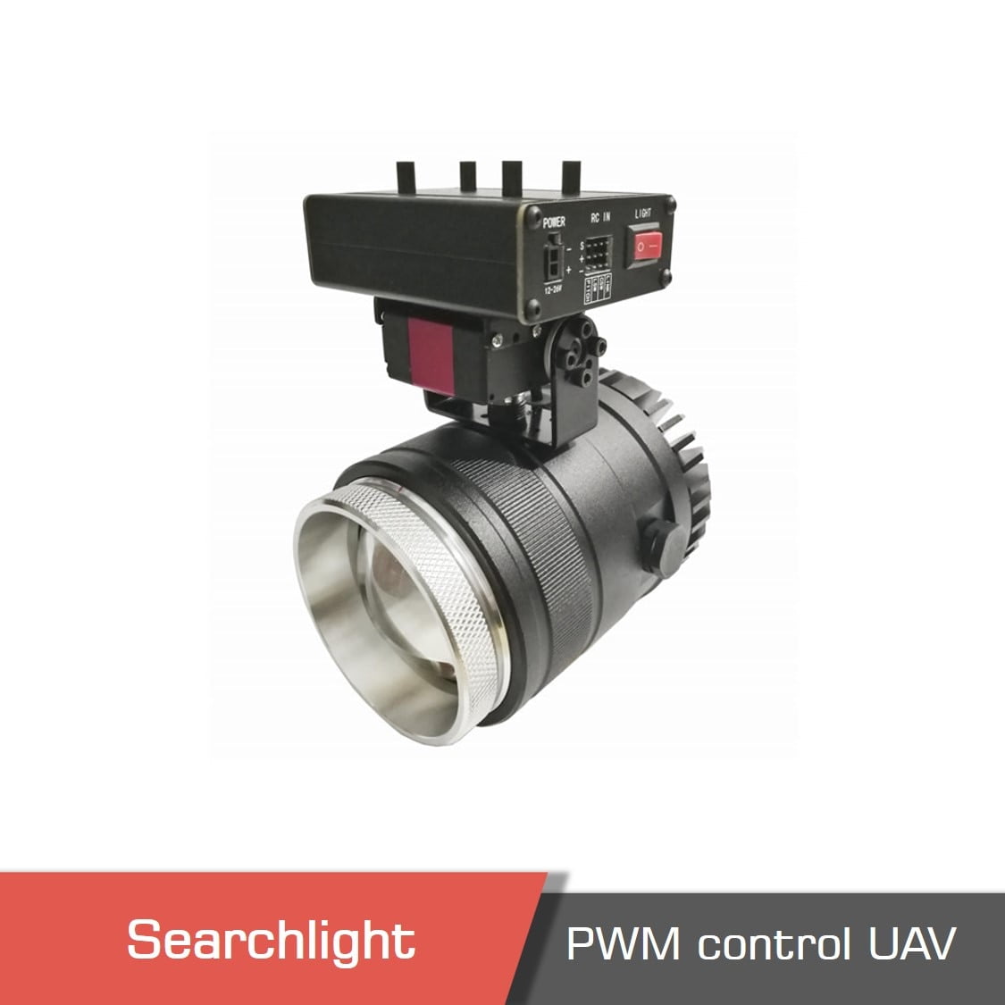Searchlight-PWM-control-UAV-Brightness-adjustment-Color-adjustment.jpg UAV Searchlight with PWM control for Brightness adjustment - Image 1