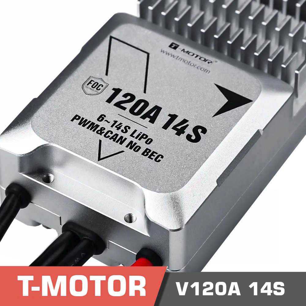T-MOTOR-V120-14S.1.jpg T-MOTOR V120A 14S The advanced edition of FOC ESCs - Image 1