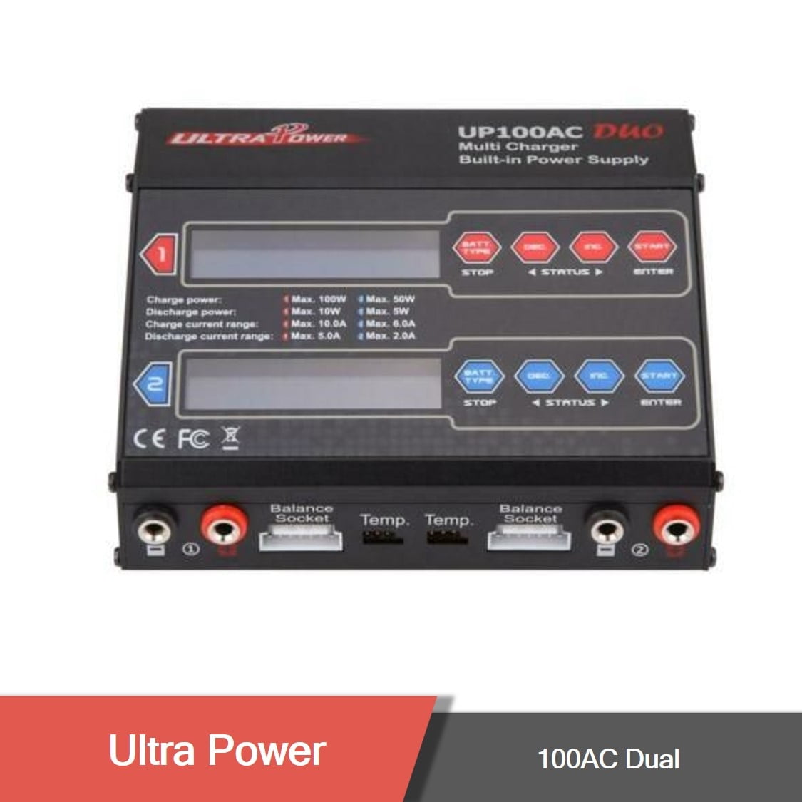 Ultra-Power-UP100AC-Dual-AC-DC-Digital-Charger.jpg Ultra Power UP100AC Duo AC/DC Digital Charger - Image 1