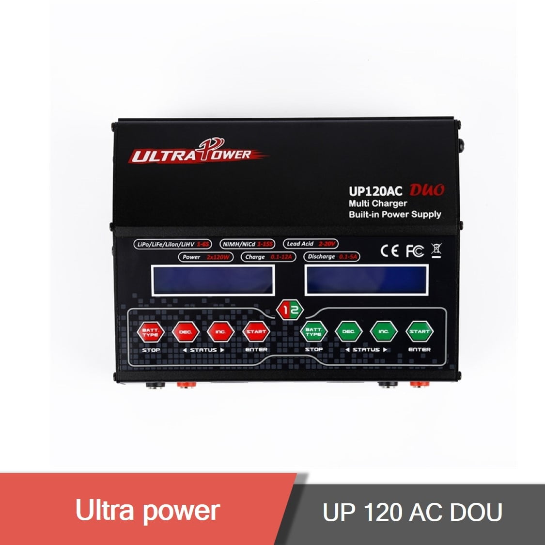 Ultra-Power-UP120-DUO-2x120W-240W-AC-DC-Lipo-1-6s-Balance-Charger-US-Plug.jpg Ultra Power UP120 DUO 240W 12A AC/DC Charger - Image 1