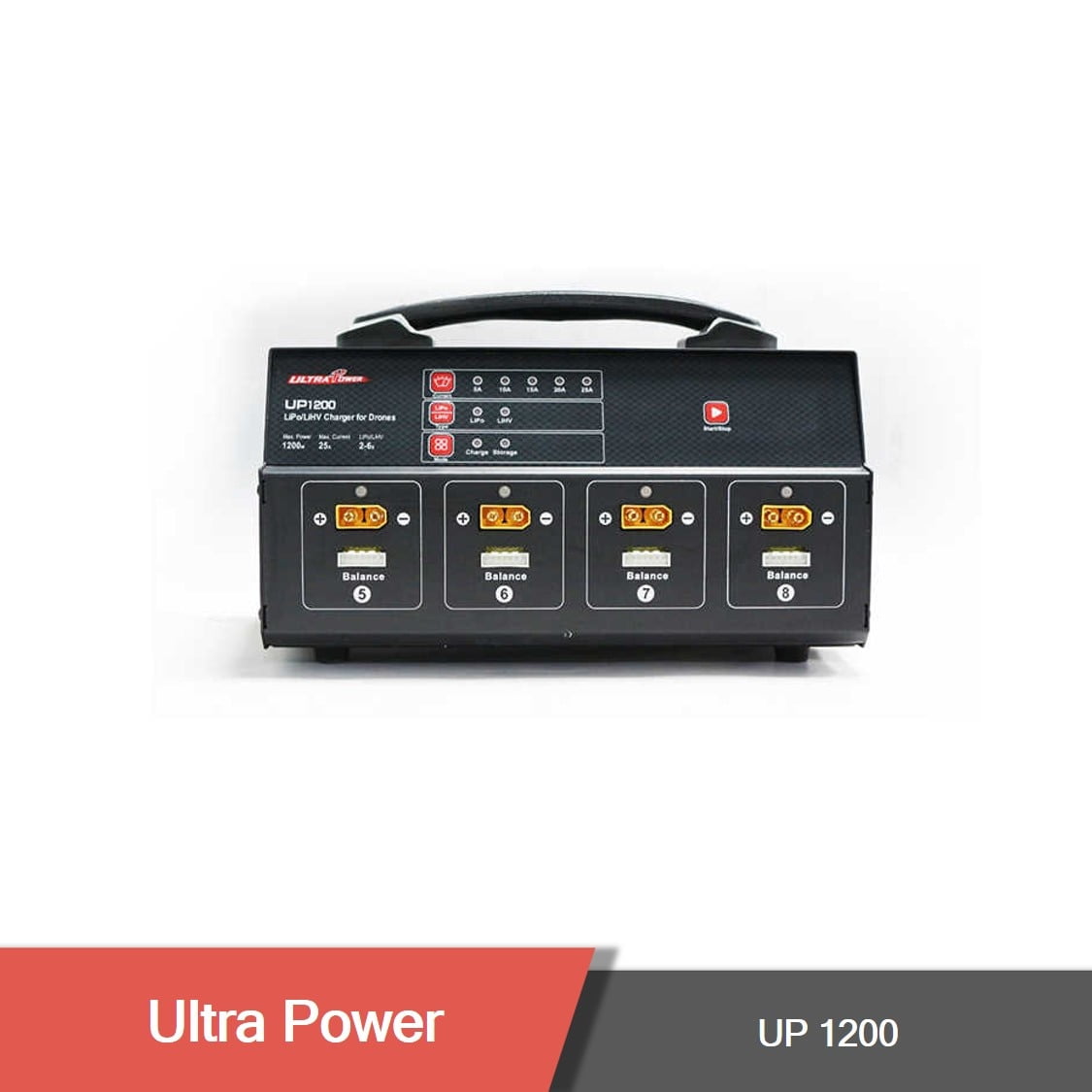 Ultra-Power-UP1200-25A-8-Channels-2-6S-Battery-UAV-Charger.jpg Ultra Power UP1200 25A 8 Channels 2-6S Battery UAV Charger - Image 1