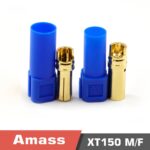 XT150-M/F Genuine Amass gold-plated plug 120A high current red black blue 6mm banana head pack of 5 pieces - Image 5