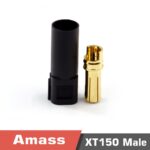 XT150-M/F Genuine Amass gold-plated plug 120A high current red black blue 6mm banana head pack of 5 pieces - Image 8