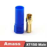 XT150-M/F Genuine Amass gold-plated plug 120A high current red black blue 6mm banana head pack of 5 pieces - Image 9