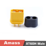 Amass XT60H plug with sheath version aircraft model 3.5mm gold-plated plug T plug connector - Image 2
