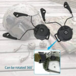 ACM Headset Helmet Rail adapter for Howard Leight Impact Sport headphones Black - Image 11