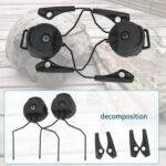 ACM Headset Helmet Rail adapter for Howard Leight Impact Sport headphones Black - Image 8